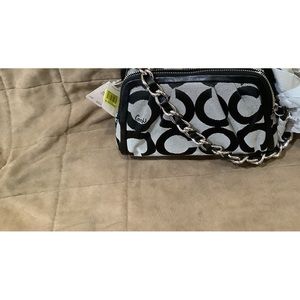 Coach small shoulder bag. Signature C